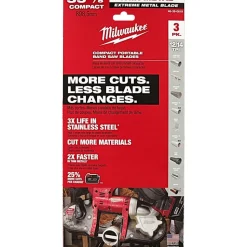 35-3/8" Extreme Thin Metal Compact Band Saw Blade, 3-Pack