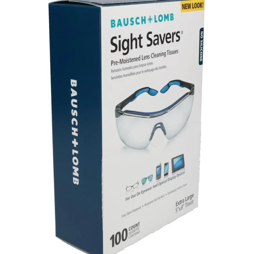Eyewear Cleaning Wipes: Silicone Free, Use with All Glass and Plastic Lenses