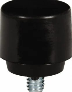 1" Face Dia, Grade Hard, Black Hammer Tip/Face