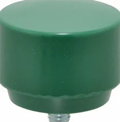 2" Face Dia, Grade Tough, Green Hammer Tip/Face