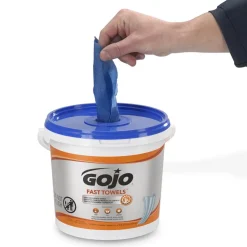 Fast Hand and Surface Towels, Fresh Citrus Scent, Multi-Purpose Heavy Duty Textured Wet Towels Bucket