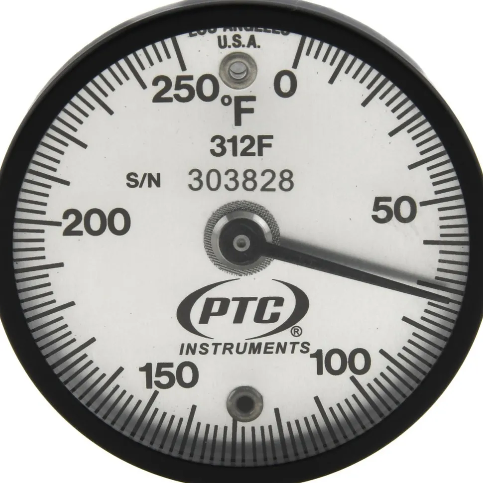 250°F, 2" Dial Dia, Dual Magnet Mount Thermometer