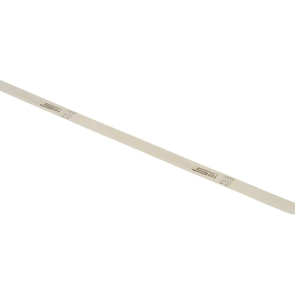 Feeler Gage: 0.003" Thick, 0.5" Wide, 12" Long