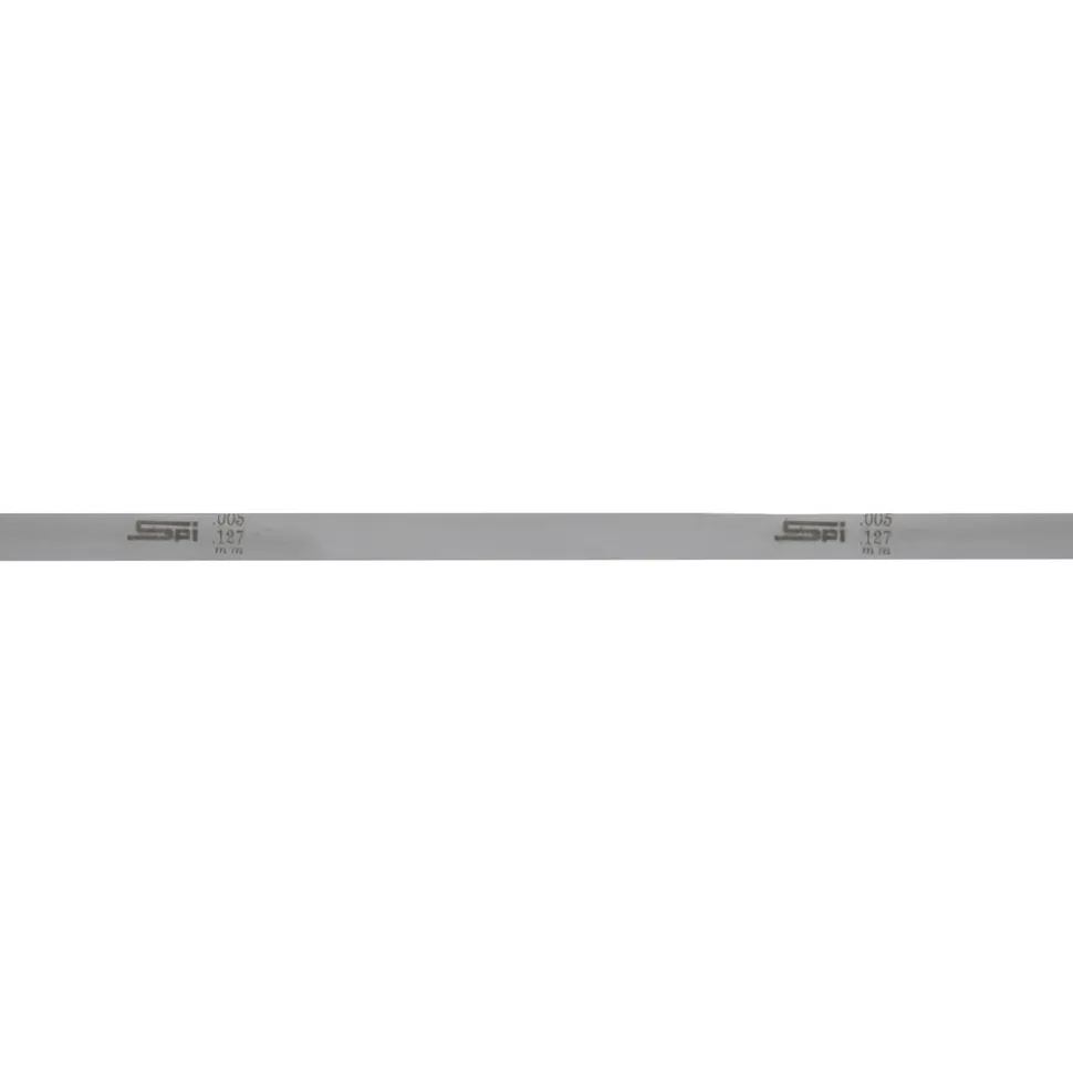 Feeler Gage: 0.005" Thick, 0.5" Wide, 12" Long