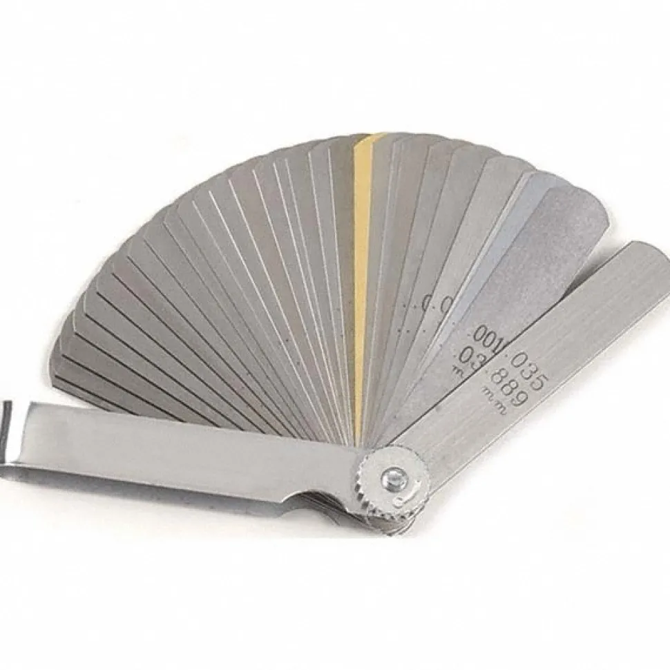 Feeler Gage: 0.5" Thick, 0.5" Wide, 3.31" Long