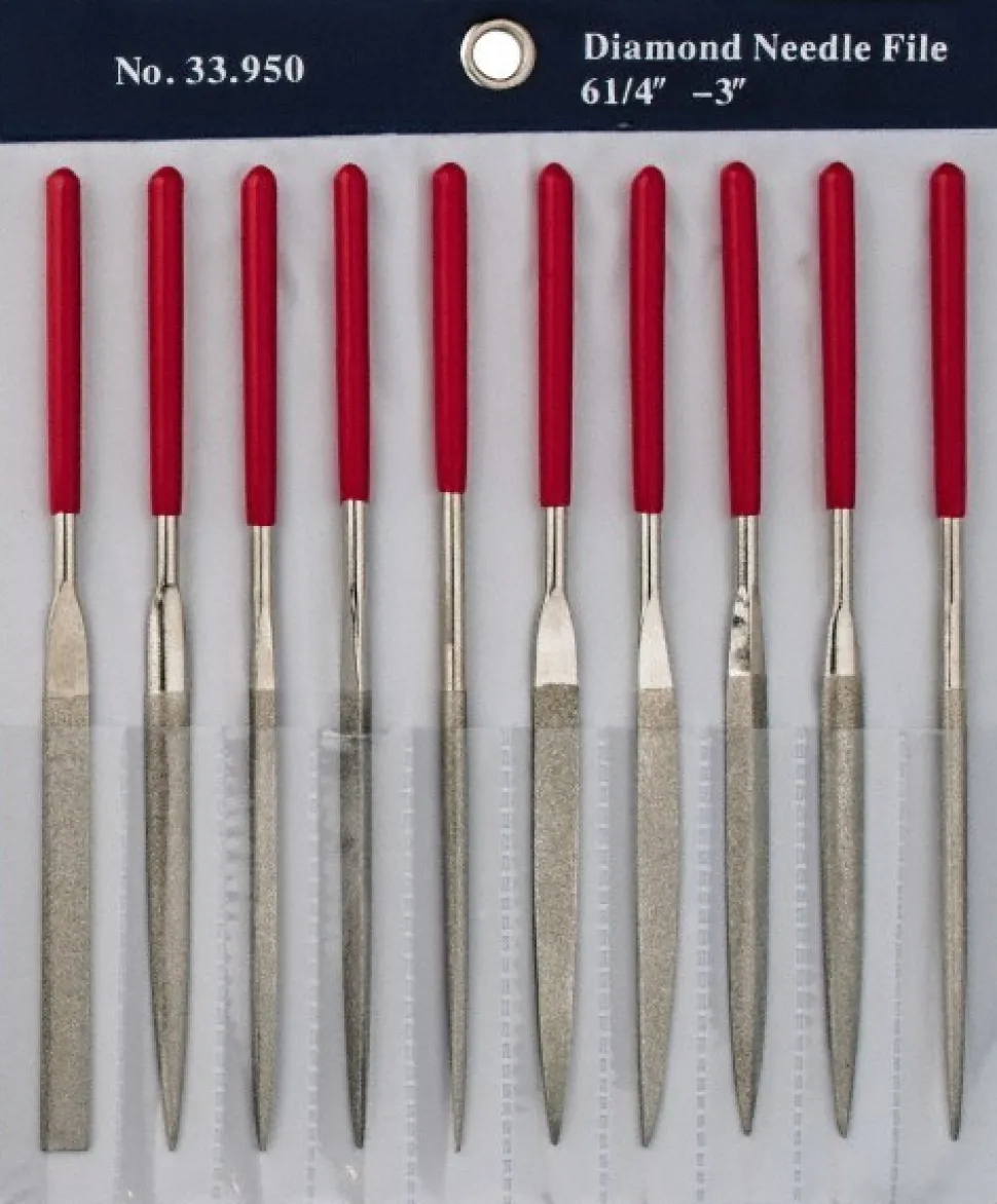 File Set: 10 Pc, Diamond