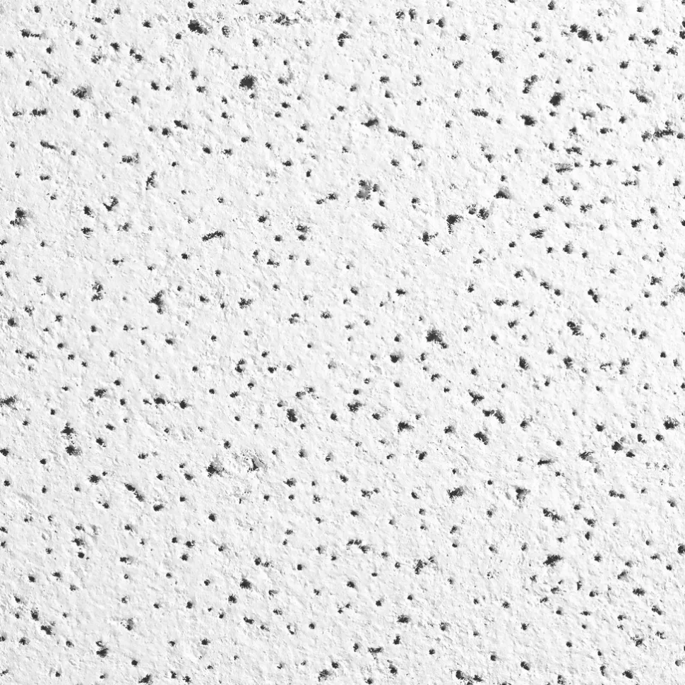 FINE FISSURED 24 in x 24 in Angled Tegular Edge Ceiling Tile, White