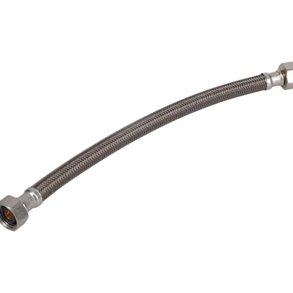 1/2" FIP Inlet, 1/2" FIP Outlet, Brass Flexible Connector