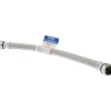 3/4" FIP Inlet, 3/4" FIP Outlet, Stainless Steel Water Heater Supply Line