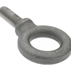 Fixed Lifting Eye Bolt: With Shoulder, 4,000 lb Capacity, 5/8-11 Thread, Grade 1030 Steel