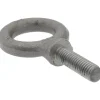 Fixed Lifting Eye Bolt: With Shoulder, 1,300 lb Capacity, 3/8-16 Thread, Grade 1030 Steel