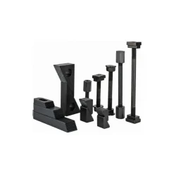 Fixture Clamp Step Block & Clamp Set: 52 Pc, 1/2-13 Stud Thread, 5/8" T-Slot, 1" Step Block Width