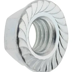 1/2-13, 1.031" Flange Dia, Serrated Flange Nut