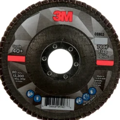 Flap Disc: 4-1/2" Dia, 7/8" Hole, Ceramic Alumina, Type 27