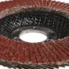 Flap Disc: 4-1/2" Dia, 7/8" Hole, Premium Ceramic Alumina, Type 27