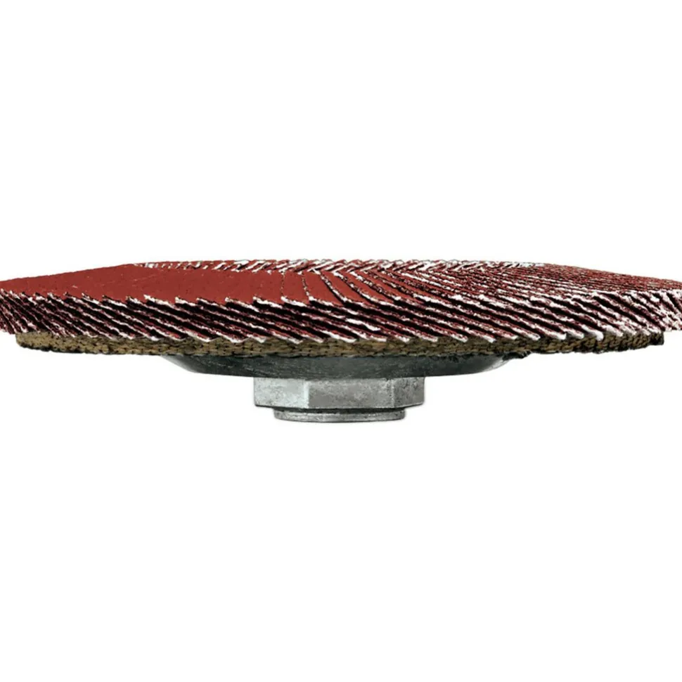 Flap Disc: 4-1/2" Dia, 7/8" Hole, Premium Ceramic Alumina, Type 27