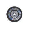 Flap Disc: 4-1/2" Dia, Zirconia Alumina, Type 29