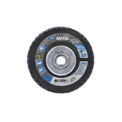 Flap Disc: 4-1/2" Dia, Zirconia Alumina, Type 29