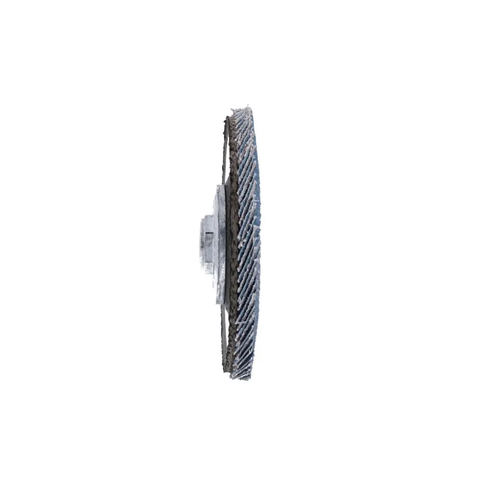 Flap Disc: 4-1/2" Dia, Zirconia Alumina, Type 29