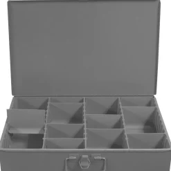 Flared Vertical Adjustable Compartment Small Steel Storage Drawer