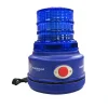 Flashing & Revolving Light: Blue, Magnetic Mount