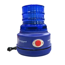 Flashing & Revolving Light: Blue, Magnetic Mount