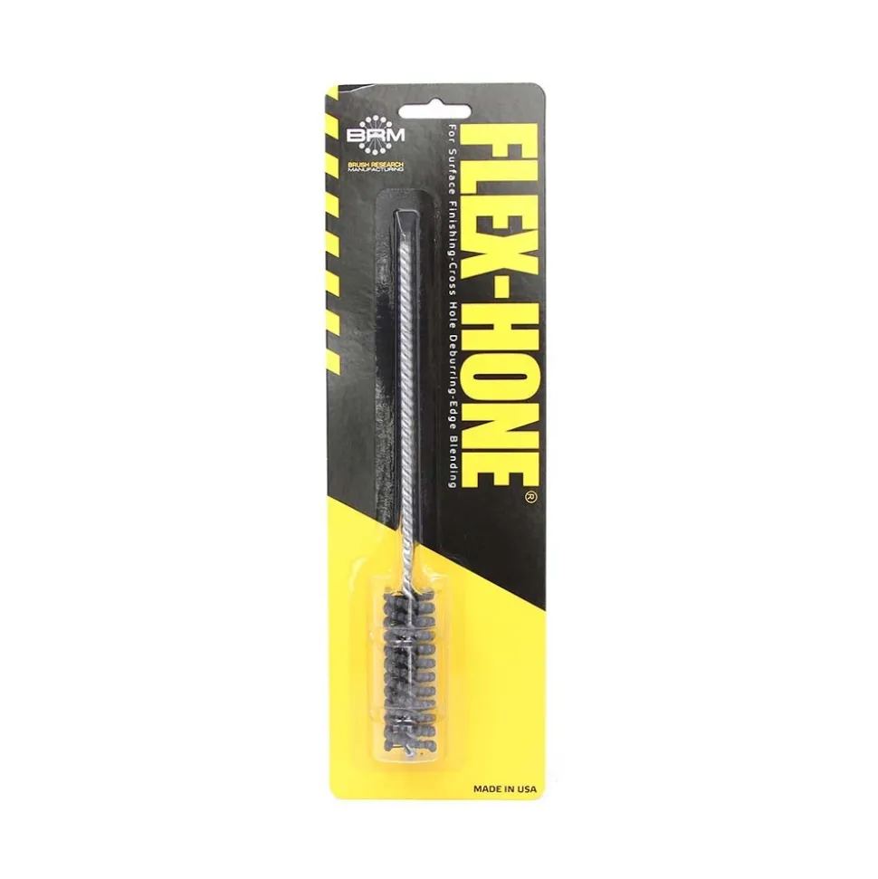 Flexible Cylinder Hone: 3/4" Max Bore Dia, 120 Grit, Silicon Carbide