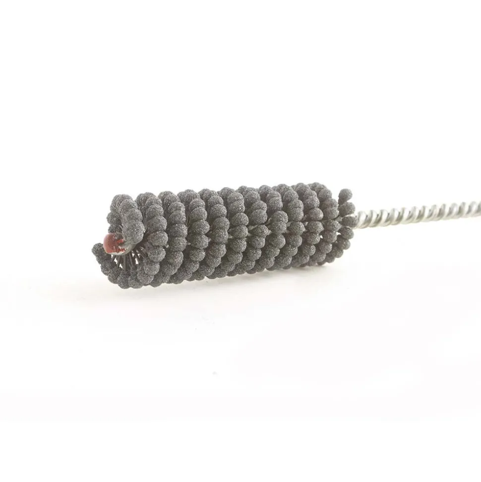 Flexible Cylinder Hone: 3/4" Max Bore Dia, 180 Grit, Silicon Carbide