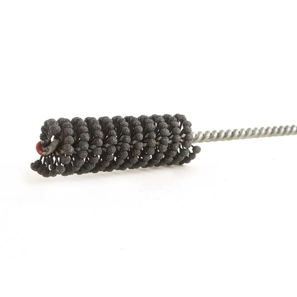 Flexible Cylinder Hone: 5/8" Max Bore Dia, 180 Grit, Silicon Carbide