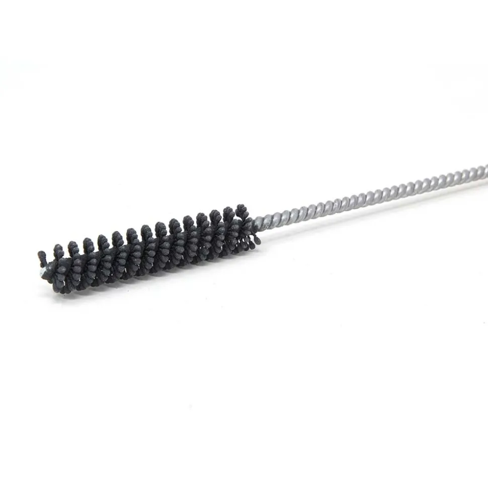 Flexible Cylinder Hone: 3/8" Max Bore Dia, 320 Grit, Silicon Carbide