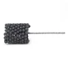 Flexible Cylinder Hone: 2-1/4" Max Bore Dia, 180 Grit, Silicon Carbide