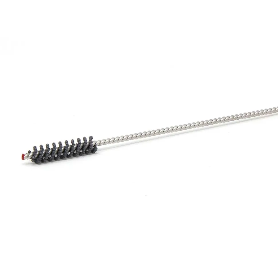 Flexible Cylinder Hone: 3/16" Max Bore Dia, 180 Grit, Silicon Carbide