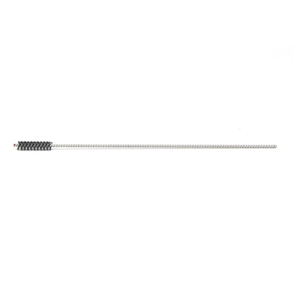 Flexible Cylinder Hone: 3/16" Max Bore Dia, 180 Grit, Silicon Carbide