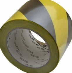 Floor & Aisle Marking Tape: 3" Wide, 108' Long, 5 mil Thick, Vinyl