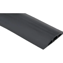 Floor Cable Cover: Polyvinylchloride, 1 Channel, 0.31" Max Cable Dia