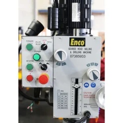 Floor Drill Press: Geared Head, 1-3/5" Swing