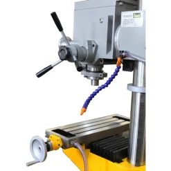 Floor Drill Press: Geared Head, 1-3/5