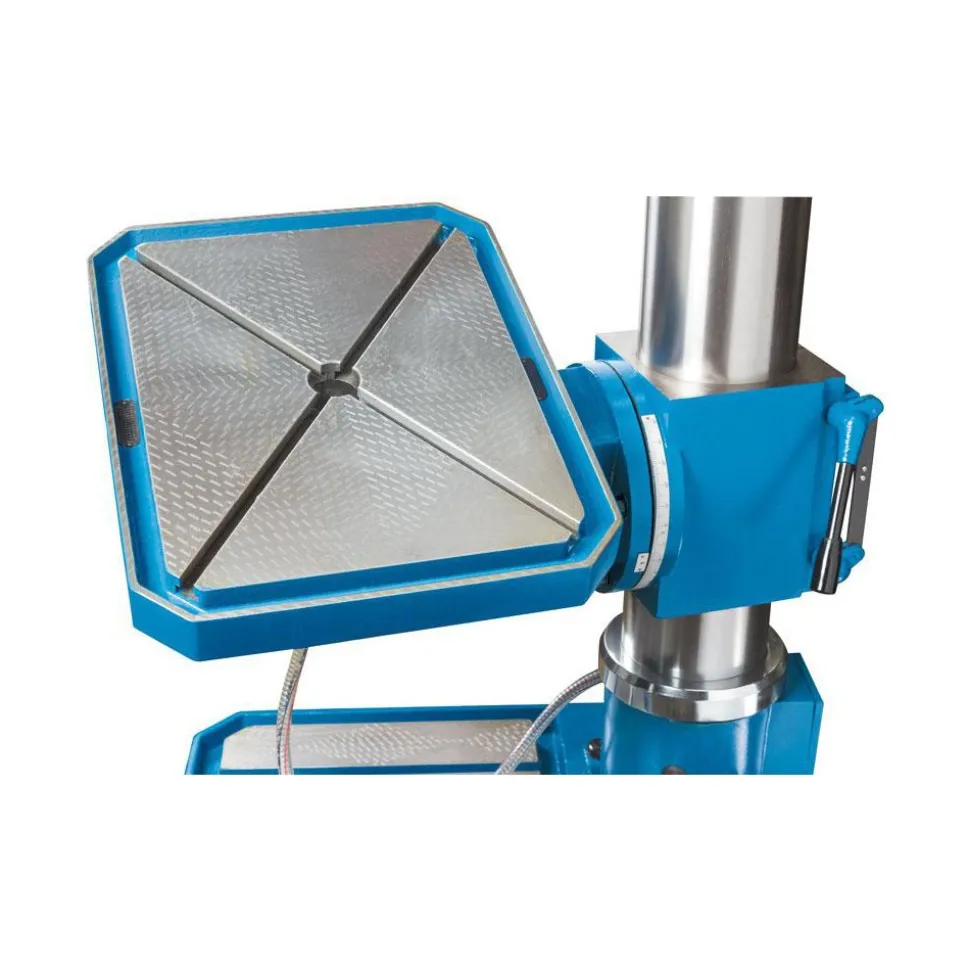 Floor Drill Press: 3 hp, Geared Head Drive, 230 V, 3 Phase