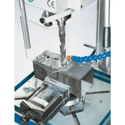 Floor Drill Press: 2 hp, Geared Head Drive, 230 V, 3 Phase