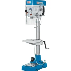 Floor Drill Press: 2 hp, Step Pulley Drive, 230 V, 3 Phase