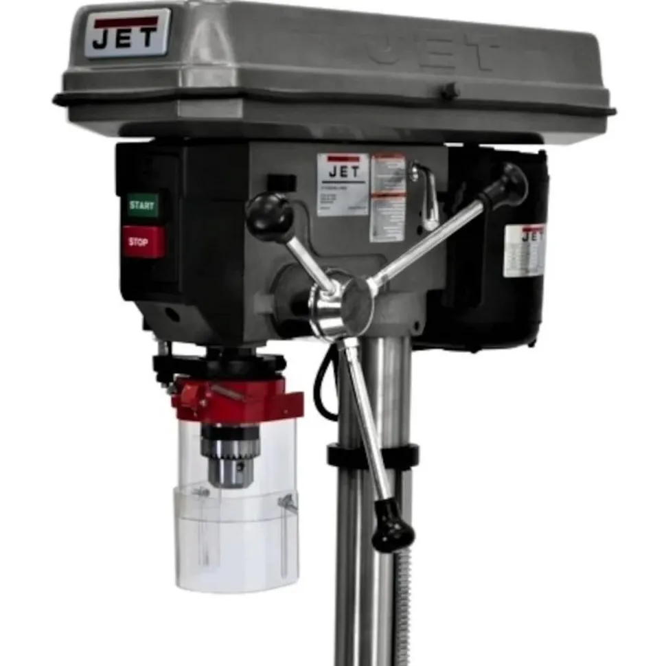 Floor Drill Press: 15" Swing, 3/4 hp, Belt Drive, 115 V, 1 Phase