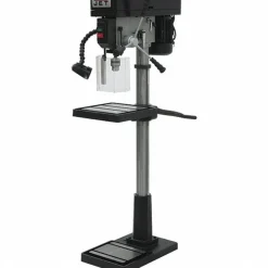 Floor Drill Press: 17" Swing, 1 hp, Belt Drive, 115 & 230 V, 1 Phase