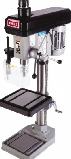 Floor Drill Press: 18" Swing, 0.5 hp, Belt Drive, 110 V, 1 Phase