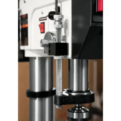 Floor Drill Press: 16-1/2" Swing, 0.75 hp, Step Pulley Drive, 115 & 230 V, 1 Phase