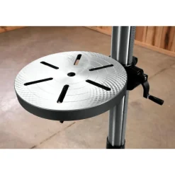 Floor Drill Press: 16-1/2" Swing, 0.75 hp, Step Pulley Drive, 115 & 230 V, 1 Phase