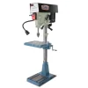 Floor Drill Press: 15" Swing, 1 hp, 110 & 220 V, 1 Phase
