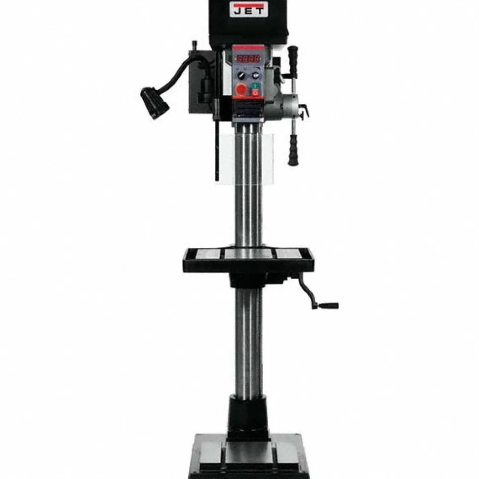 Floor Drill Press: 19.687" Swing, 2 hp, 115 V, 1 Phase