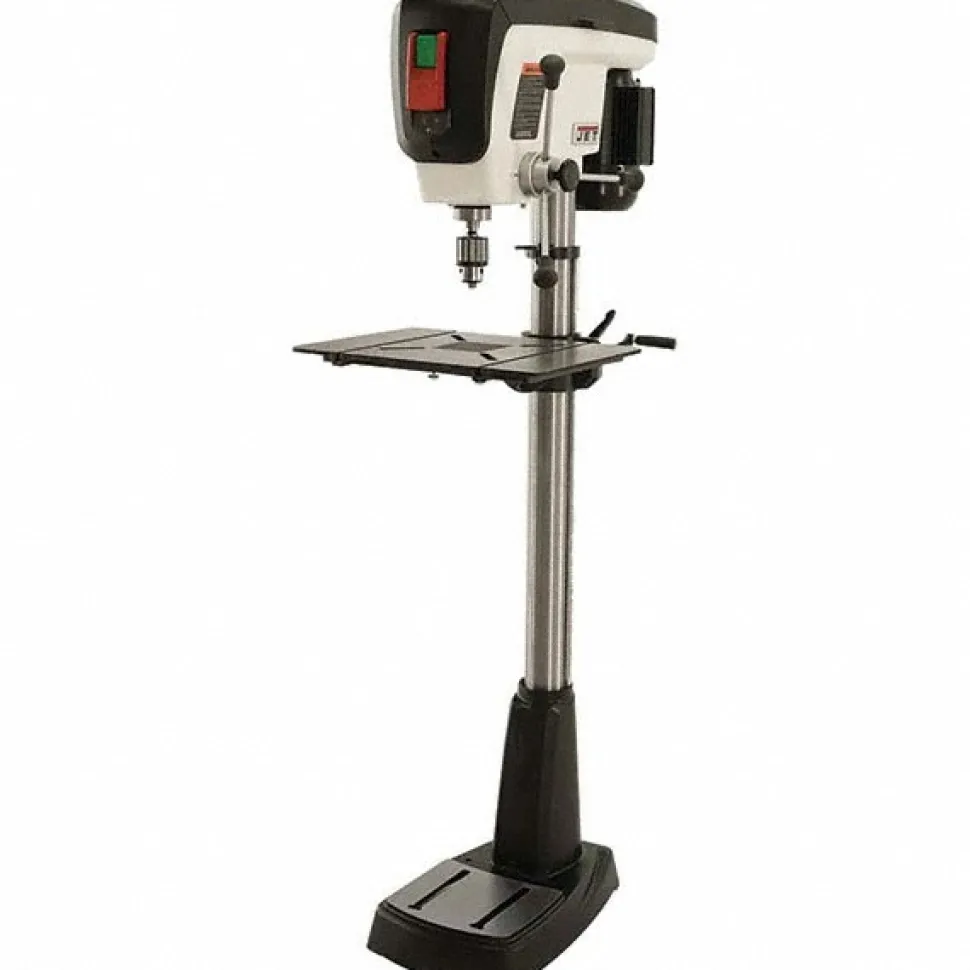Floor Drill Press: 16-1/2" Swing, 0.75 hp, 115 V, 1 Phase