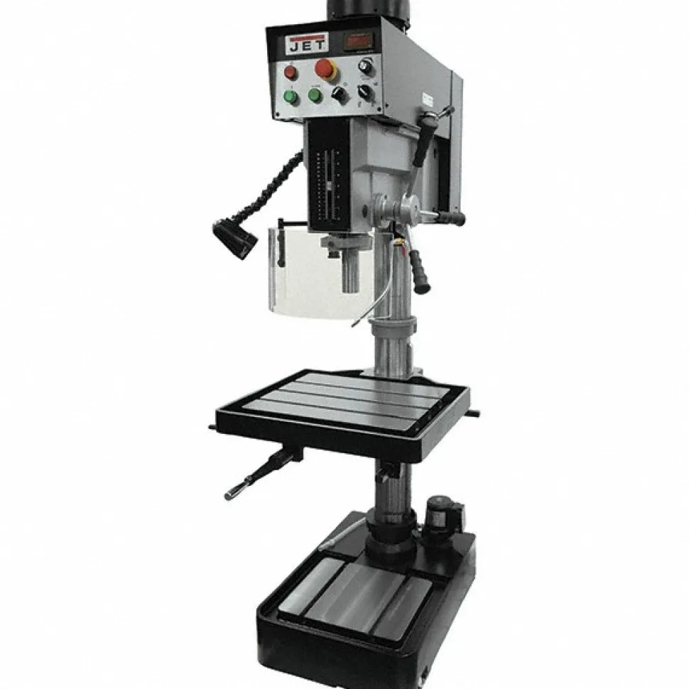Floor Drill Press: 10.4370" Swing, 2 hp, 115 V, 1 Phase