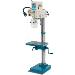 Floor Drill Press: 10" Swing, 1.5 hp, 110 V, 1 Phase